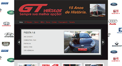 Desktop Screenshot of gtveiculos.com