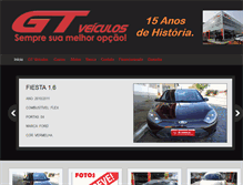 Tablet Screenshot of gtveiculos.com